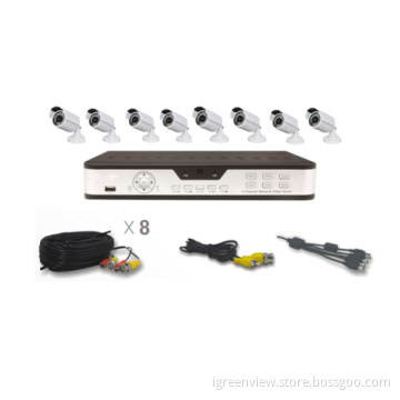 Igreenview 8 Channel Dvr Kit With 8 Outdoor Cameras 